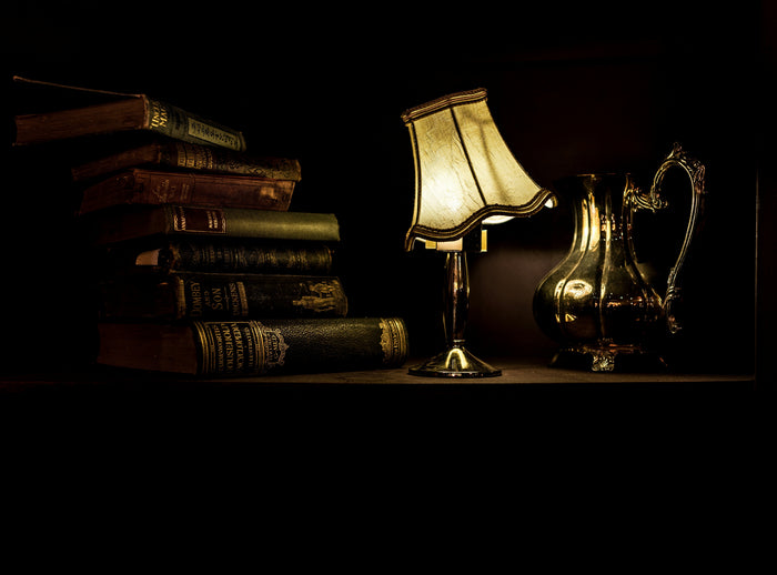 Dark academia literary graphic T-shirts in vintage style