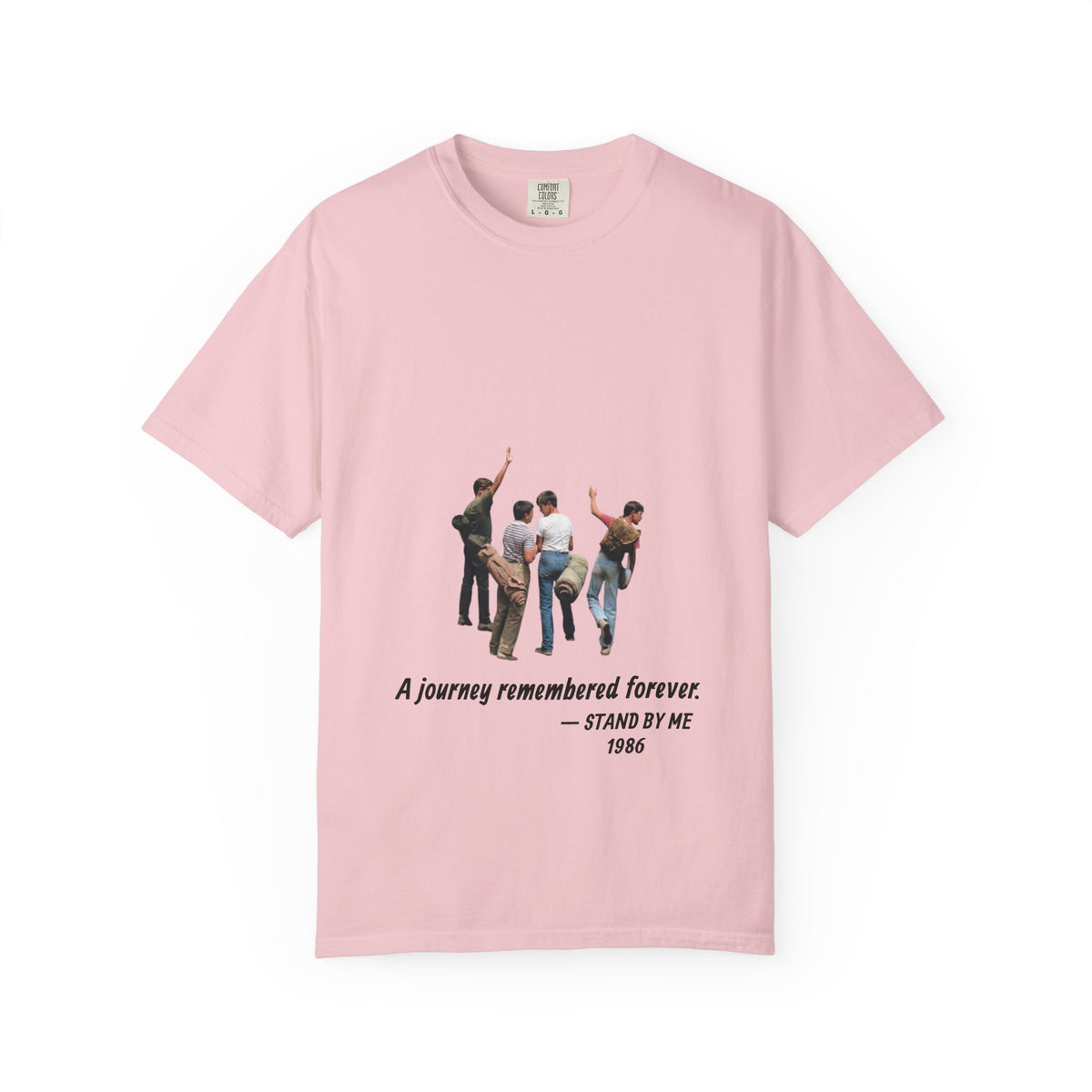 Stand by Me 1986 T-shirt in Blossom, garment-dyed unisex tee