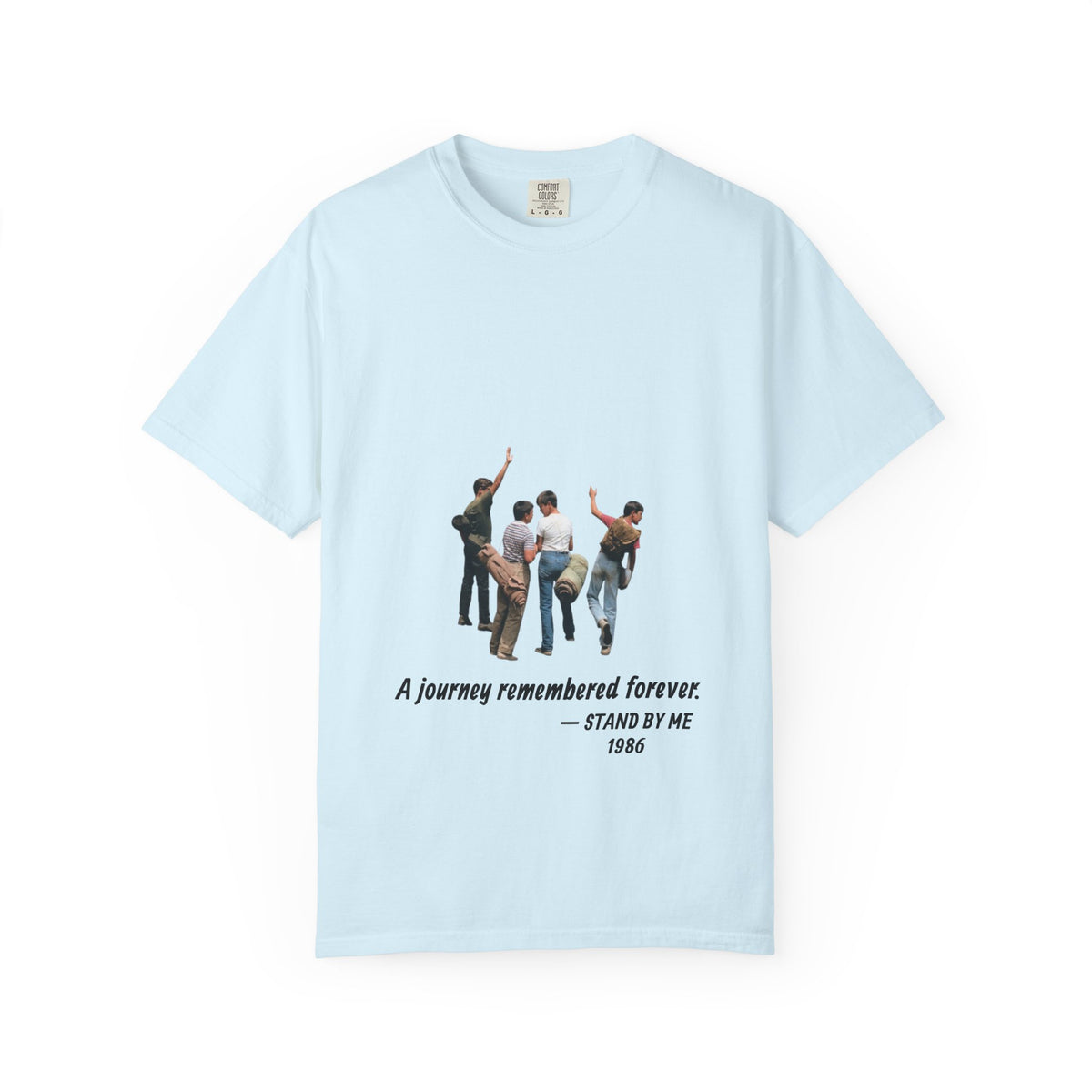 Stand by Me 1986 T-shirt in Chambray, garment-dyed unisex tee