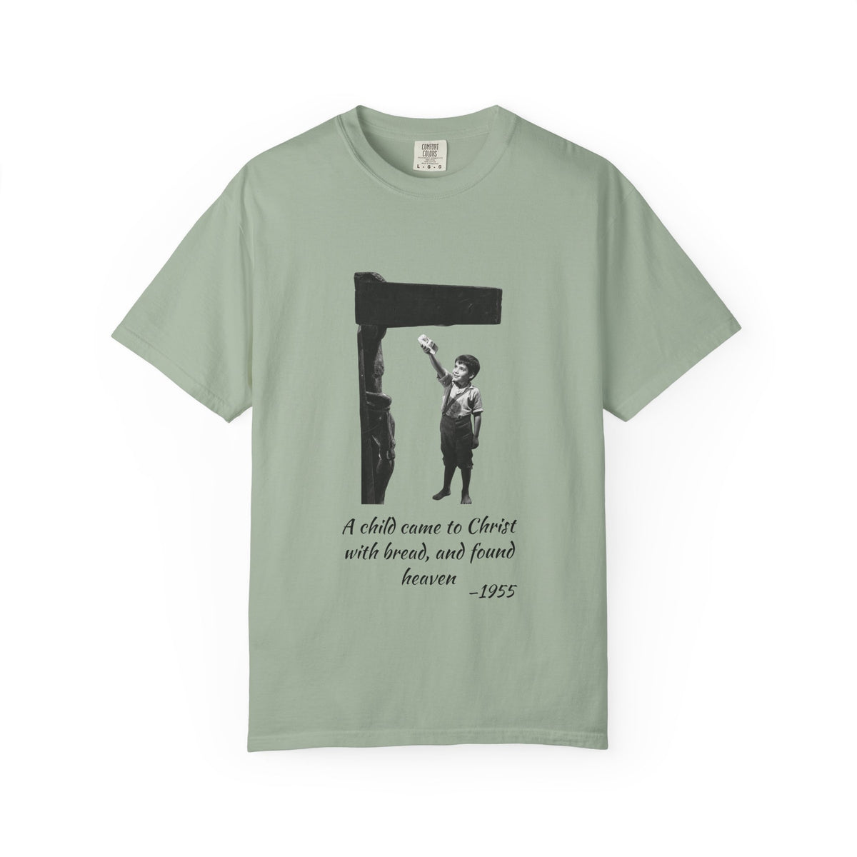 Marcelino Bread and Wine T-shirt in Bay, garment-dyed unisex tee
