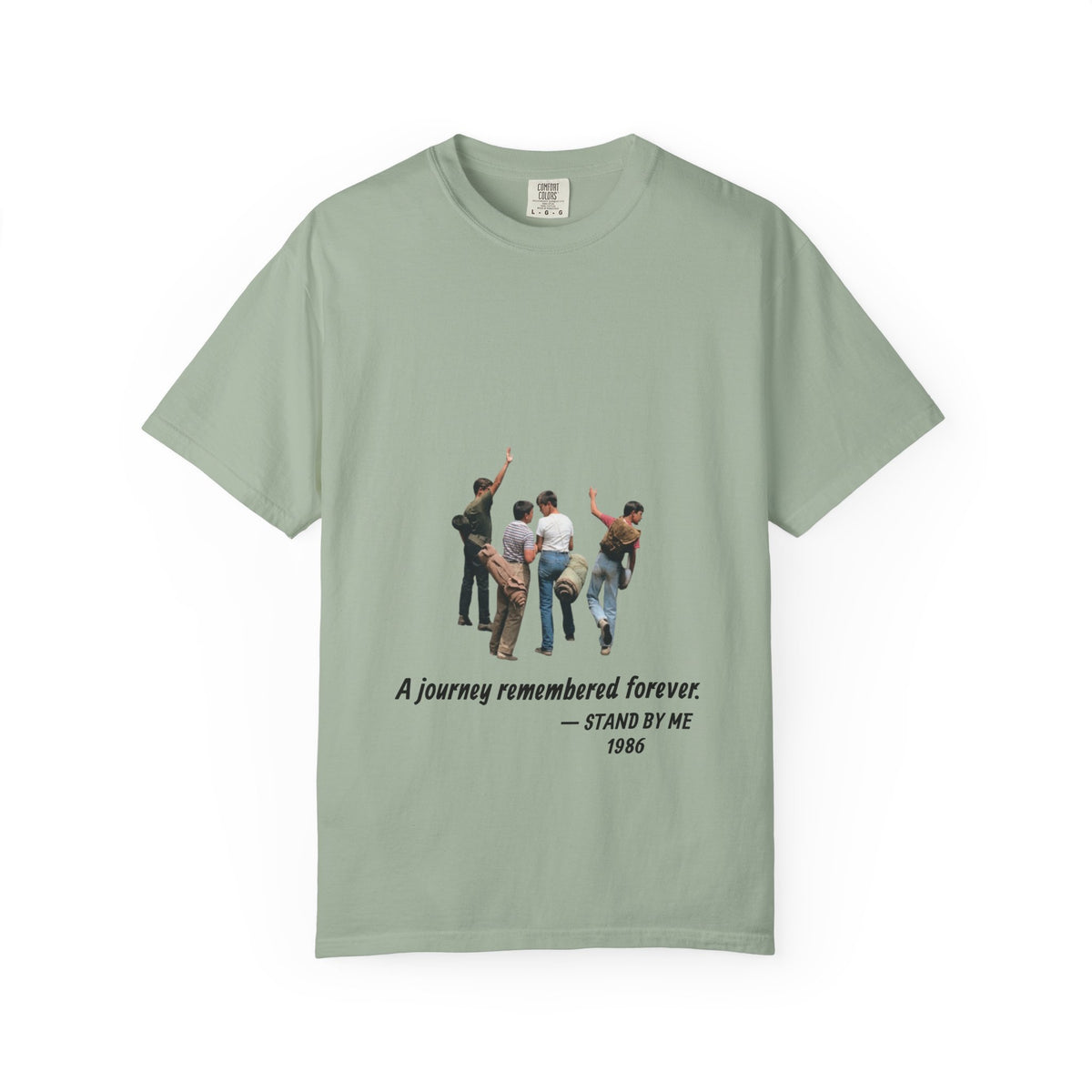 Stand by Me 1986 T-shirt in Bay, garment-dyed unisex tee